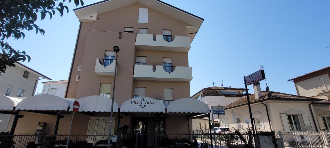 Hotel Villa Dina Римини Экстерьер фото